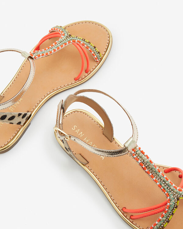 Nu pieds IAMA multicolor chez San Marina